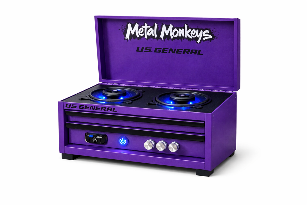 U.S General Mini Toolbox Custom Speaker - Purple