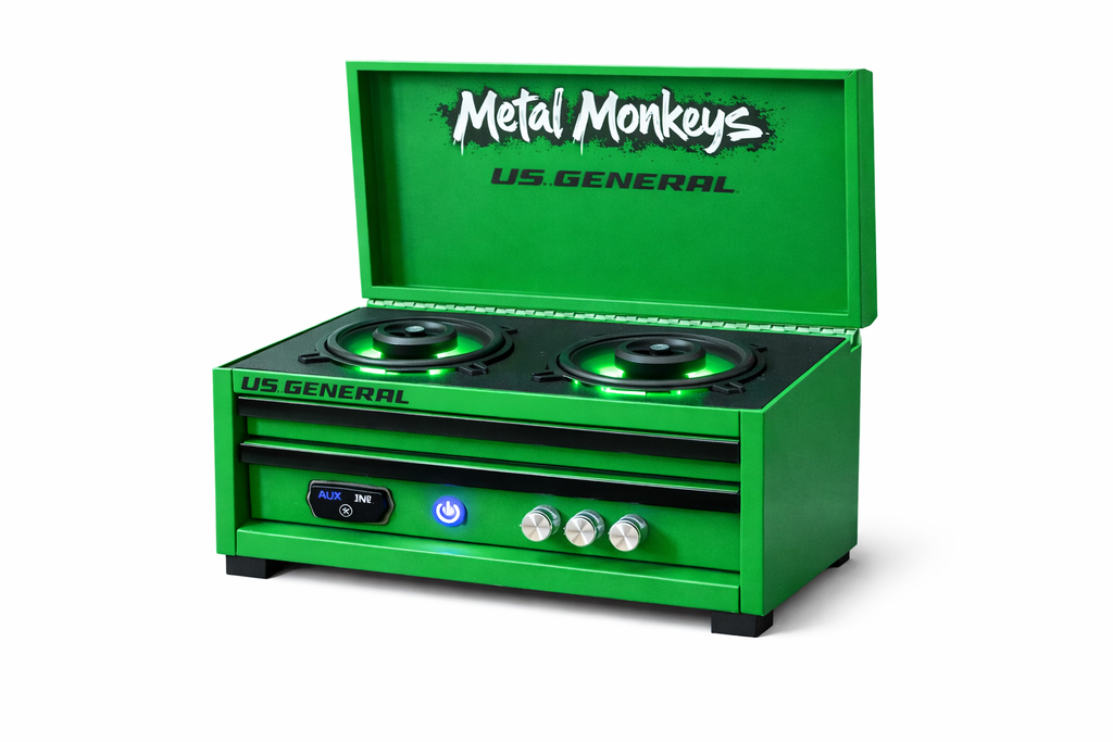 U.S General Mini Toolbox Custom Speaker - KX Green