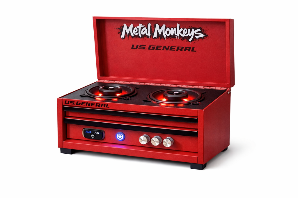 U.S General Mini Toolbox Custom Speaker - Honda Red